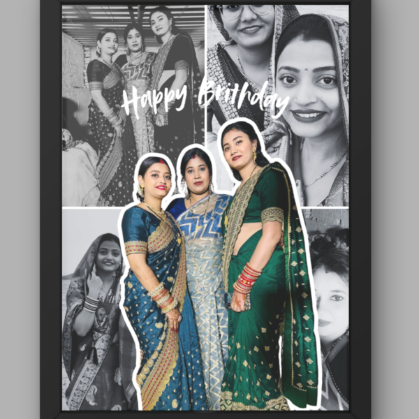 Customizable Collage Frame 12x18 Inch Large photo Frame